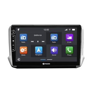 10,1-Zoll Android Navigationssystem D8-PG208 Pro für Peugeot 208 / 2008 2012-2018