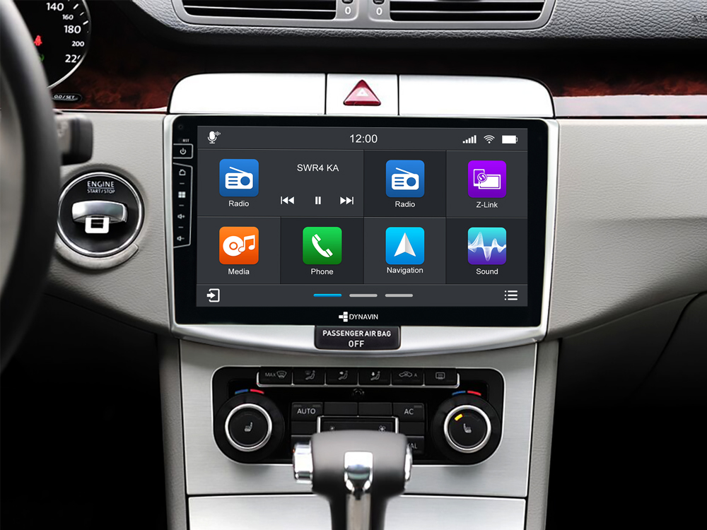 10.1-inch Android Car Radio for VW Passat B6 – Dynavin