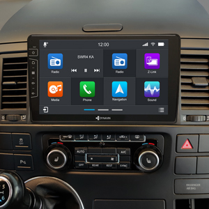 Autoradio Android 9 pouces D8-T5 Premium Flex pour VW T5 Multivan