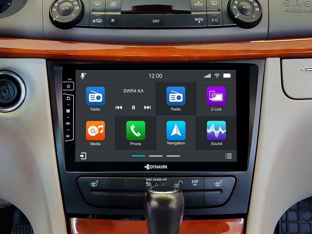 9-Zoll Android Navigationssystem D8-W211 Premium für Mercedes E-Klasse W211  / S211 und CLS C219 – Dynavin