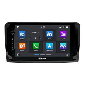 9-Zoll Android Navigationssystem D8-DF432 Premium für Mercedes ML 2005-2013 | GL X164 2006-2012