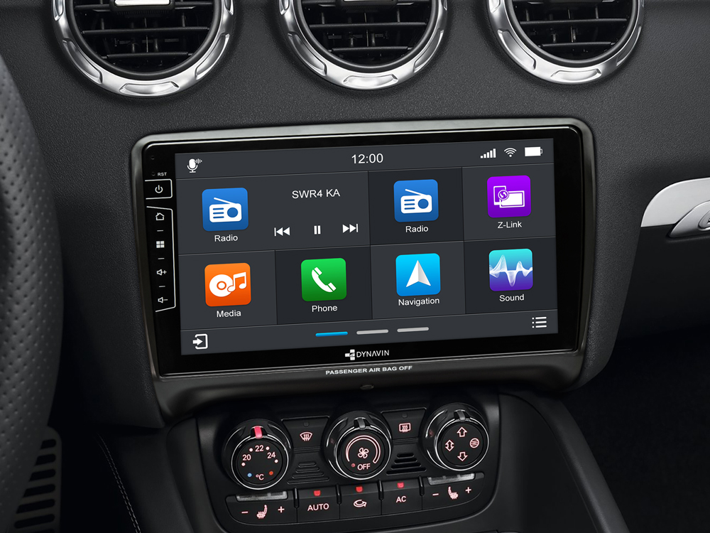 9-inch Android Car Radio D8-TT Premium for Audi TT (8J) 2006-2014 – Dynavin