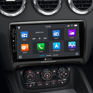 9-Zoll Android Navigationssystem D8-TT Premium Flex für Audi TT (8J) 2006-2014