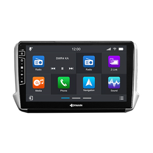 10,1-Zoll Android Navigationssystem D8-PG208 Premium für Peugeot 208 / 2008 2012-2018
