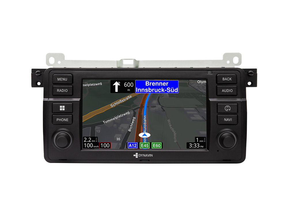 Dynavin D8-E46 Premium Flex - Navigationsystem for BMW 3 Series