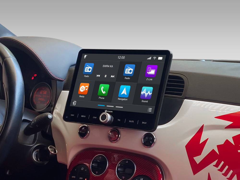 10,1-Zoll Android Navigationssystem D8-FT500 Premium Flex für Fiat