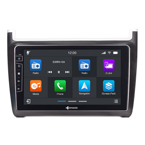 Autoradio Android 9 pouces D9-69L Premium Flex pour VW Polo 6R 2009-2014