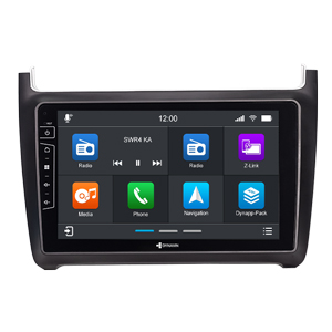 9-Zoll Android Navigationssystem D9-69H Premium Flex für VW Polo 2014-2017