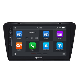 10,1-Zoll Android Navigationssystem D9-7 Premium Flex für Skoda Octavia III ab 2013